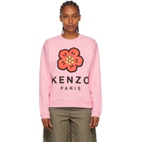 Pink  Paris Boke Flower Sweatshirt 222387F098006