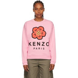 Pink  Paris Boke Flower Sweatshirt 222387F098006