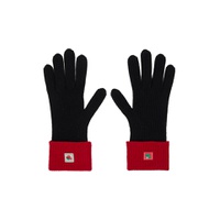Black  Paris Wool Gloves 222387M135003