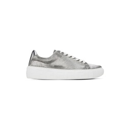 Silver Greca Sneakers 222404M237006