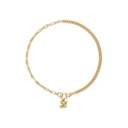 SSENSE Exclusive Gold Frog It Necklace 222413F010001