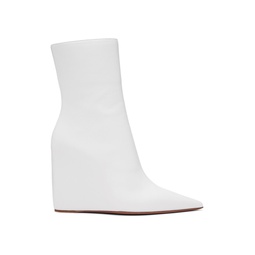 White Pernille Ankle Boot 222415F113002