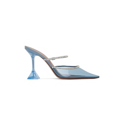 Blue Gilda Glass Heels 222415F122020