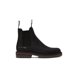 Black Winter Chelsea Boots 222426F113005