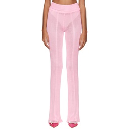 SSENSE Exclusive Pink Acrylic Lounge Pants 222448F086003