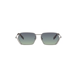 Grey Hexagonal Sunglasses 222461F005004
