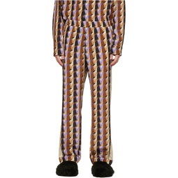 Multicolor V Pyjama Pants 222476M191001