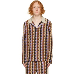Multicolor V Pyjama Shirt 222476M192004