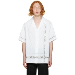 White Cotton Shirt 222476M192013