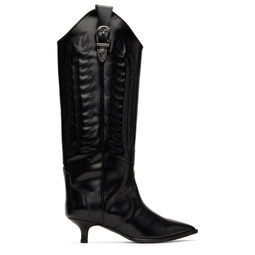 Black Western Tall Boots 222492F115001