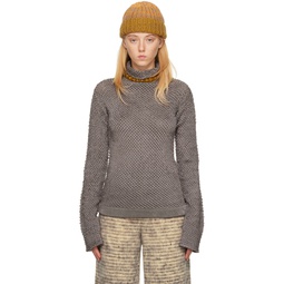 Gray Armour Sweater 222541F096010