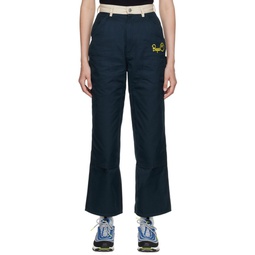 Navy Painter Trousers 222546F087000