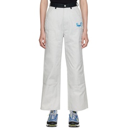 Gray Painter Trousers 222546F087001