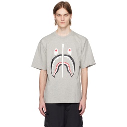 Grey Shark T Shirt 222546M213020