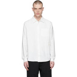 White Cotton Shirt 222605M192002