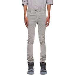 SSENSE Exclusive Grey Slim Jeans 222616M186000