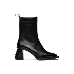 Black Gaia Ankle Boots 222640F113009