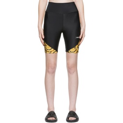 Black Barocco Bike Shorts 222653F541003