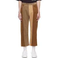 Brown Krazy Trousers 222668M191003