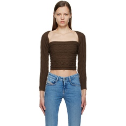 SSENSE Exclusive Brown Mariona Sweater 222776F096005