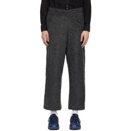 Gray Reduced Trousers 222803M191008