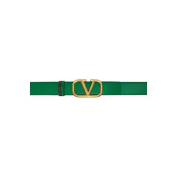 Reversible Green VLogo Belt 222807F001018