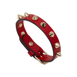 Red Loubilink Spike Bracelet 222813F020001