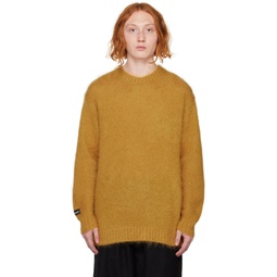 Yellow Vented Sweater 222822M201001