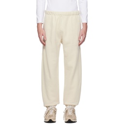 Off White Relaxed Fit Lounge Pants 222824M190001