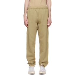 Tan Relaxed Fit Lounge Pants 222824M190003