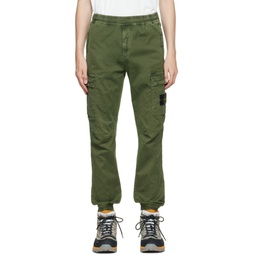 Green Tapered Cargo Pants 222828M188016