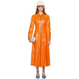 Orange De Luis Fsc Denim Maxi Dress 231001F055006