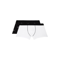 Two Pack White   Black Boxers 231003M216009