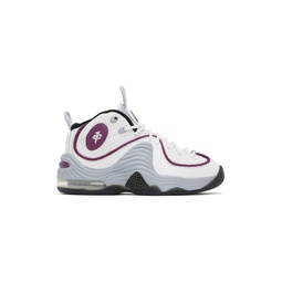 White   Purple Air Penny II Sneakers 231011F127028