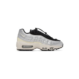 Black   Silver Air Max 95 Sneakers 231011F128098
