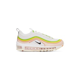 White   Pink Air Max 97 Sneakers 231011F128100