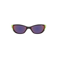 Black   Green  Zone E Sunglasses 231011M134003