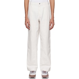White Life Trousers 231011M191005