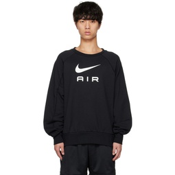 Black Sportswear Air Sweatshirt 231011M204006