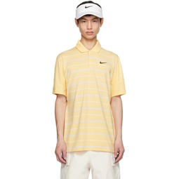Yellow Dri FIT Tiger Woods Polo 231011M212012