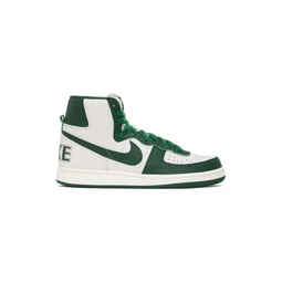 Green   Off White Terminator High Sneakers 231011M236060