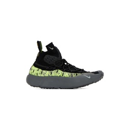 Black   Grey ISPA Sense Flyknit Sneakers 231011M236071