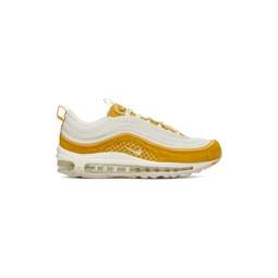 White   Yellow Air Max 97 Premium Sneakers 231011M237072