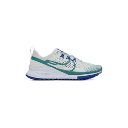 Green   Blue Pegasus Trail 4 Sneakers 231011M237190
