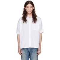 White Oversized Shirt 231021M192008