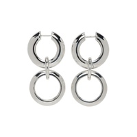 Silver Ava Hoop Earrings 231026F022011