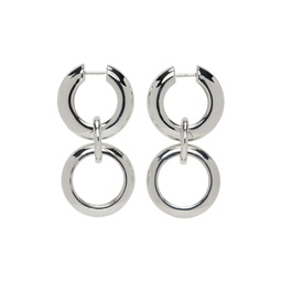 Silver Ava Hoop Earrings 231026F022011