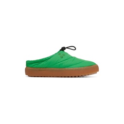 SSENSE Exclusive Green Alpha Slippers 231029M231004