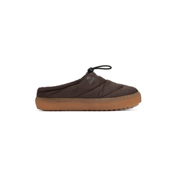 SSENSE Exclusive Brown Alpha Slippers 231029M231006
