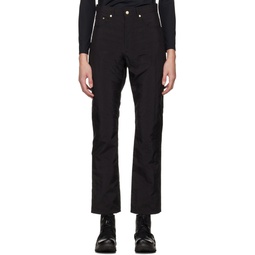 SSENSE Exclusive Black Airbag Trousers 231054M191008